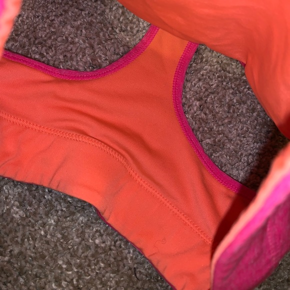 Champion Hot Pink & Orange sports bra size S - Picture 8 of 10